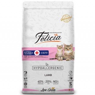 Felicia Düşük Tahıllı Kuzu Etli Yavru 12 kg Kedi Maması kullananlar yorumlar